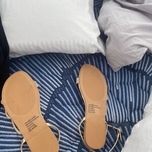 Torrid gold sandals